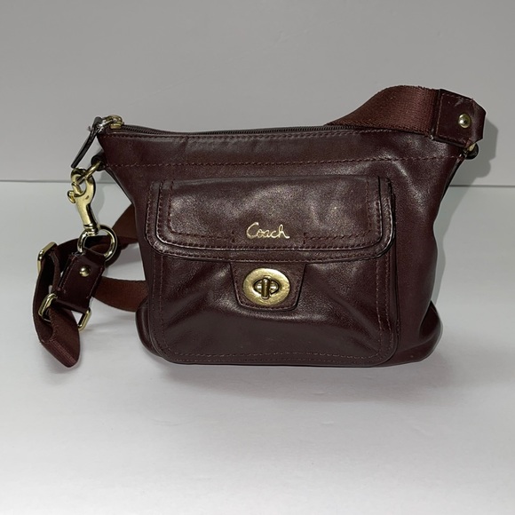Coach Bags Brown Leather Coach Crossbody Bag Poshmark